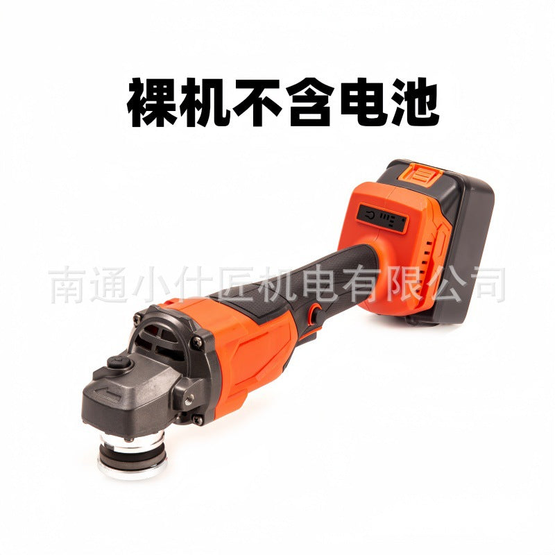 Cross-Border Foreign Trade Lithium Battery Angle Grinder High Power Portable Handheld Polishing Machine Multi-Function Rechargeable Grinding Machine