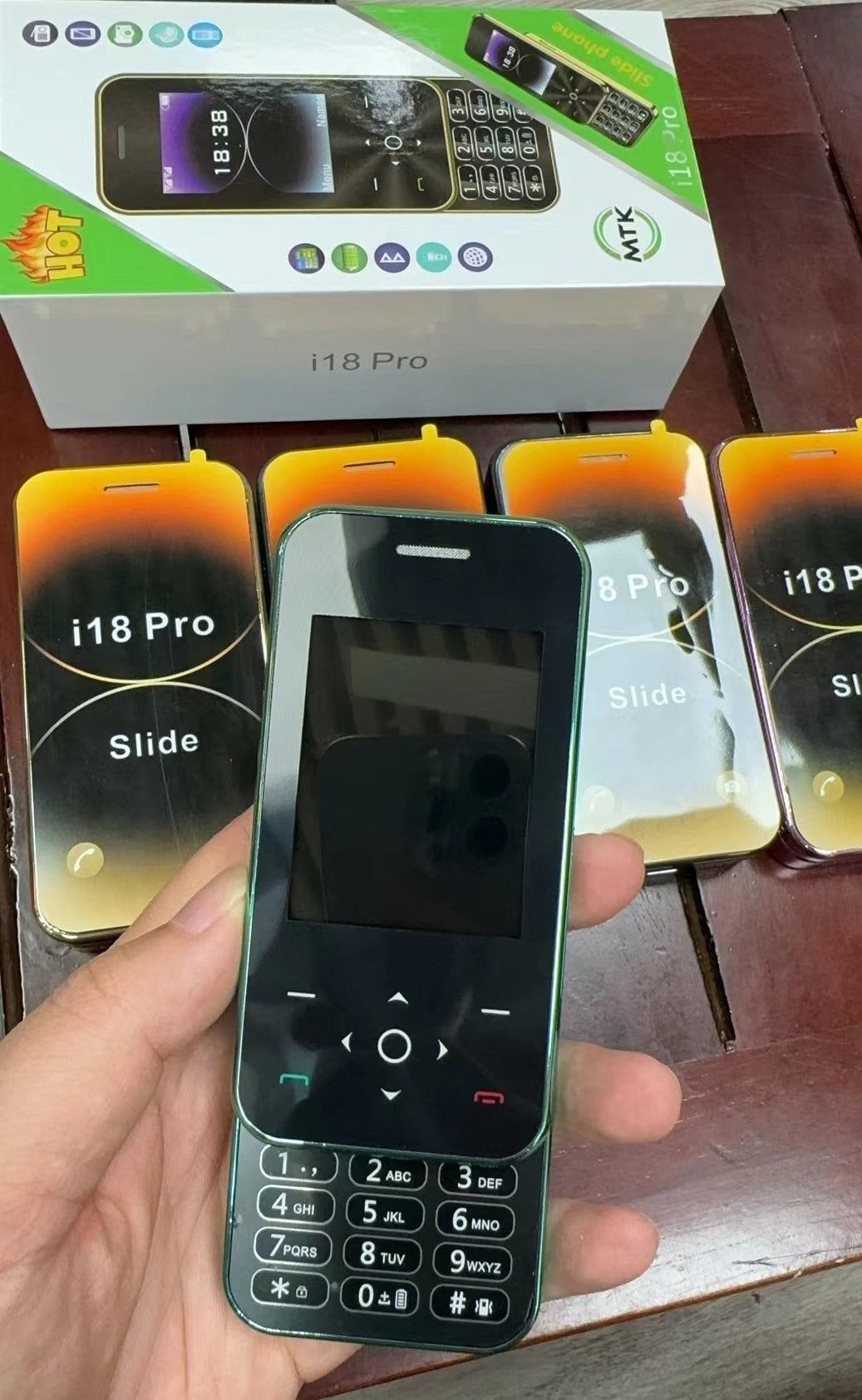 Slide Function Phone Flip Elderly Button Phone Pocket Women's Personalized Phone Backup Phone