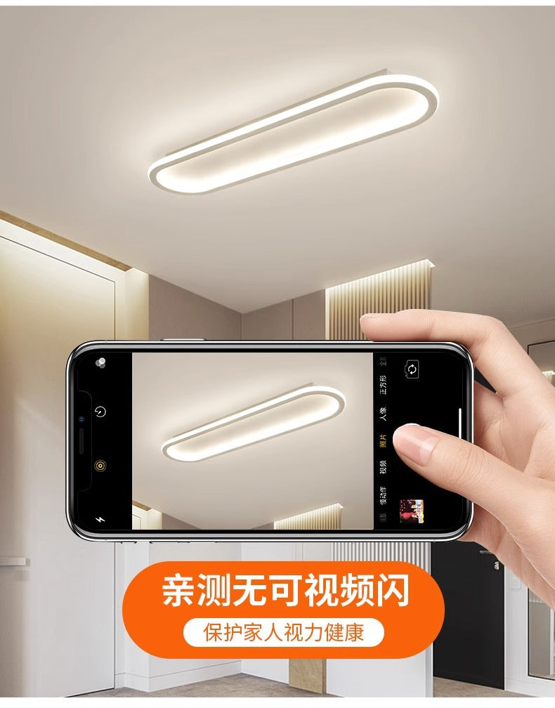 Nordic Ultra-Thin Ceiling Light Rectangular led Living Room Lamps Modern Minimalist Round Lamp Bedroom Lamp Office Lamps