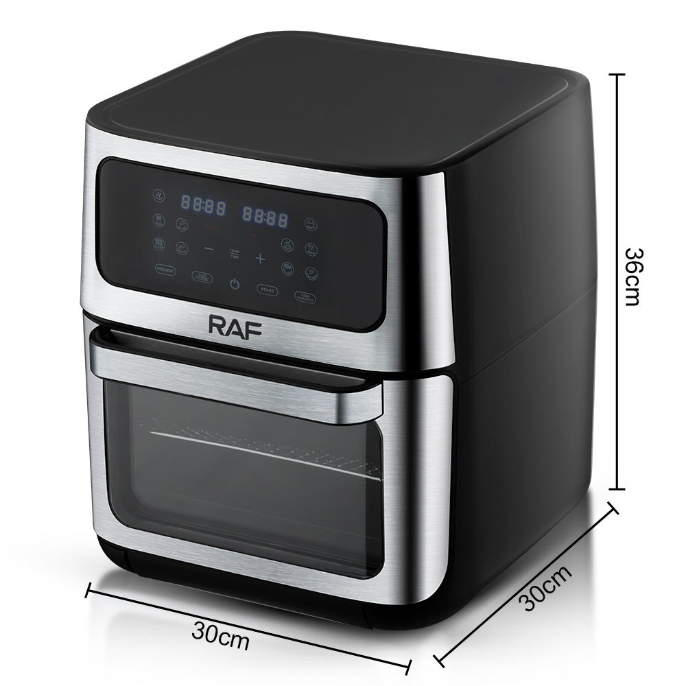 RAF European Standard Air Fryer14L Large-capacity multifunctional home electric fryer with visible smart touchscreen, oil-free