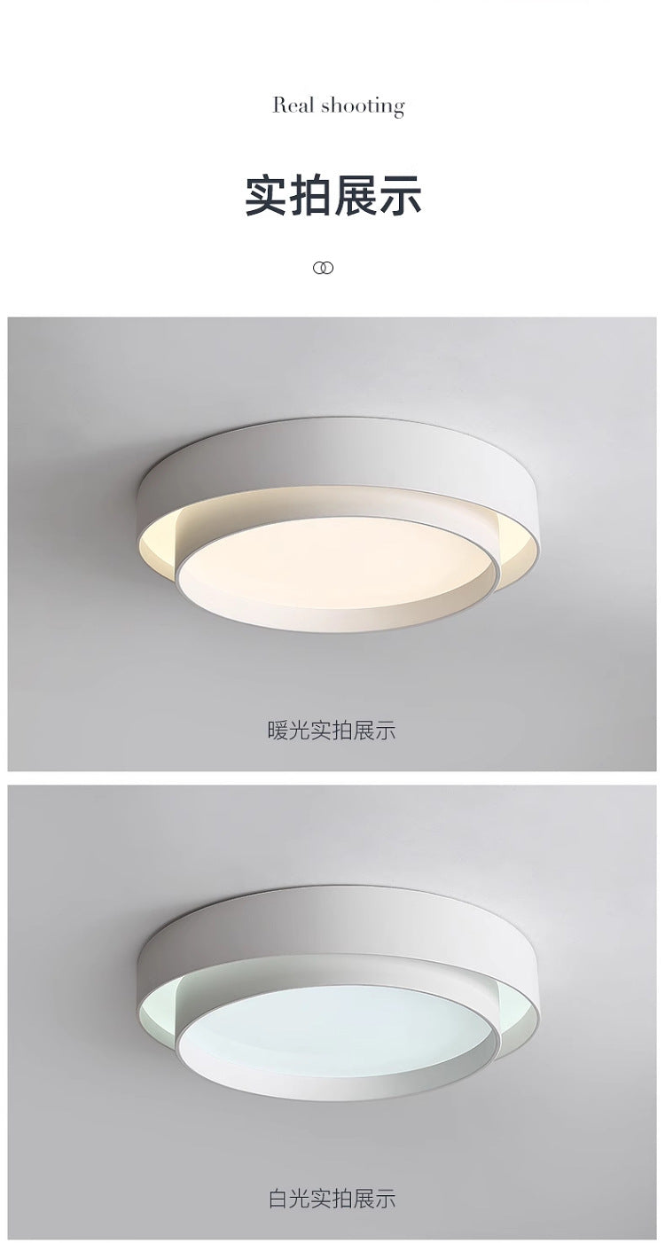 Full Spectrum for Study Room LED Eye Protection Ceiling Lamp Italian Minimalist Ceiling Lamp Modern Atmosphere High-end Master Bedroom Children