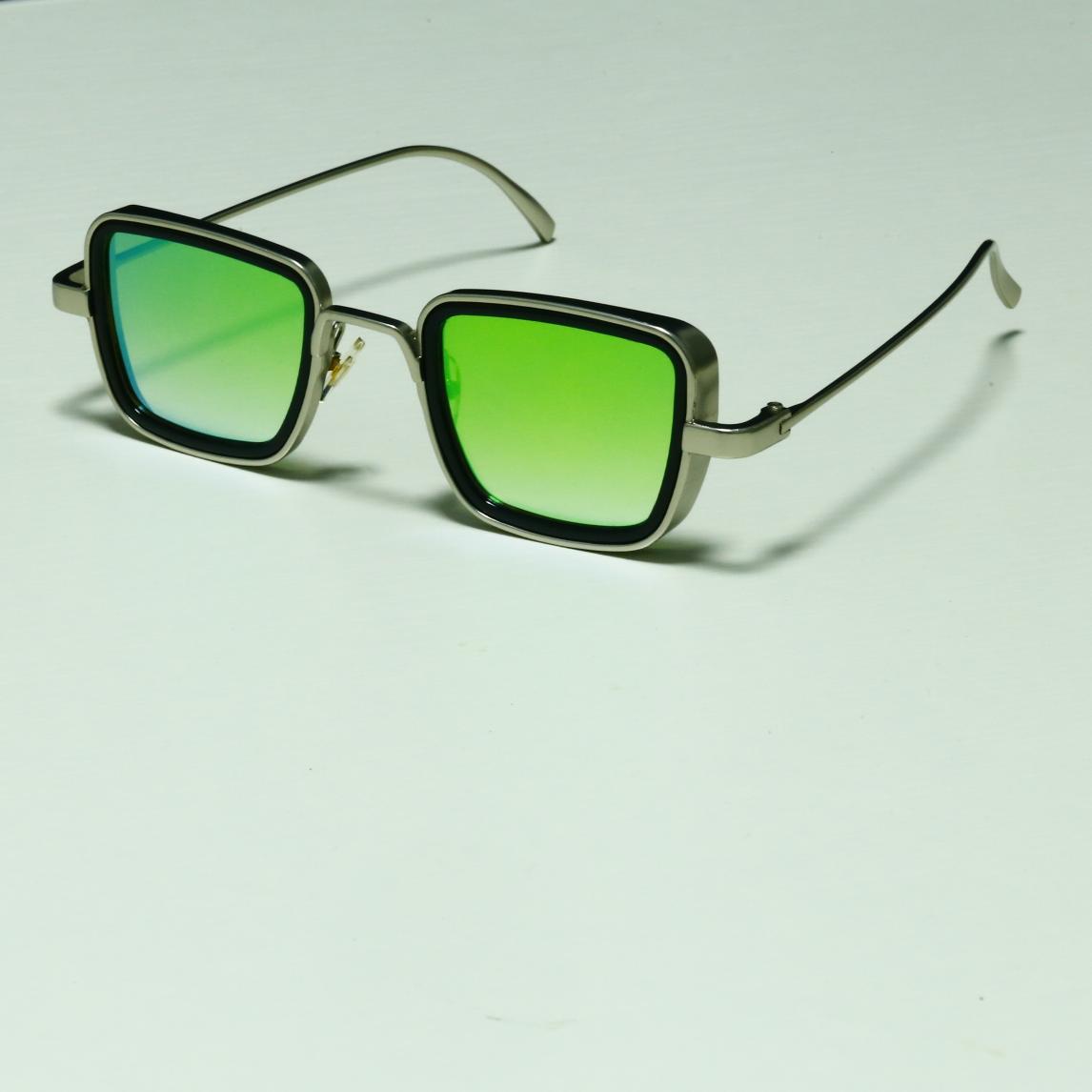 KABIR SINGH Steampunk Small Square Frame Sunglasses for Men High-end Indian Sunglasses Men's Glasses