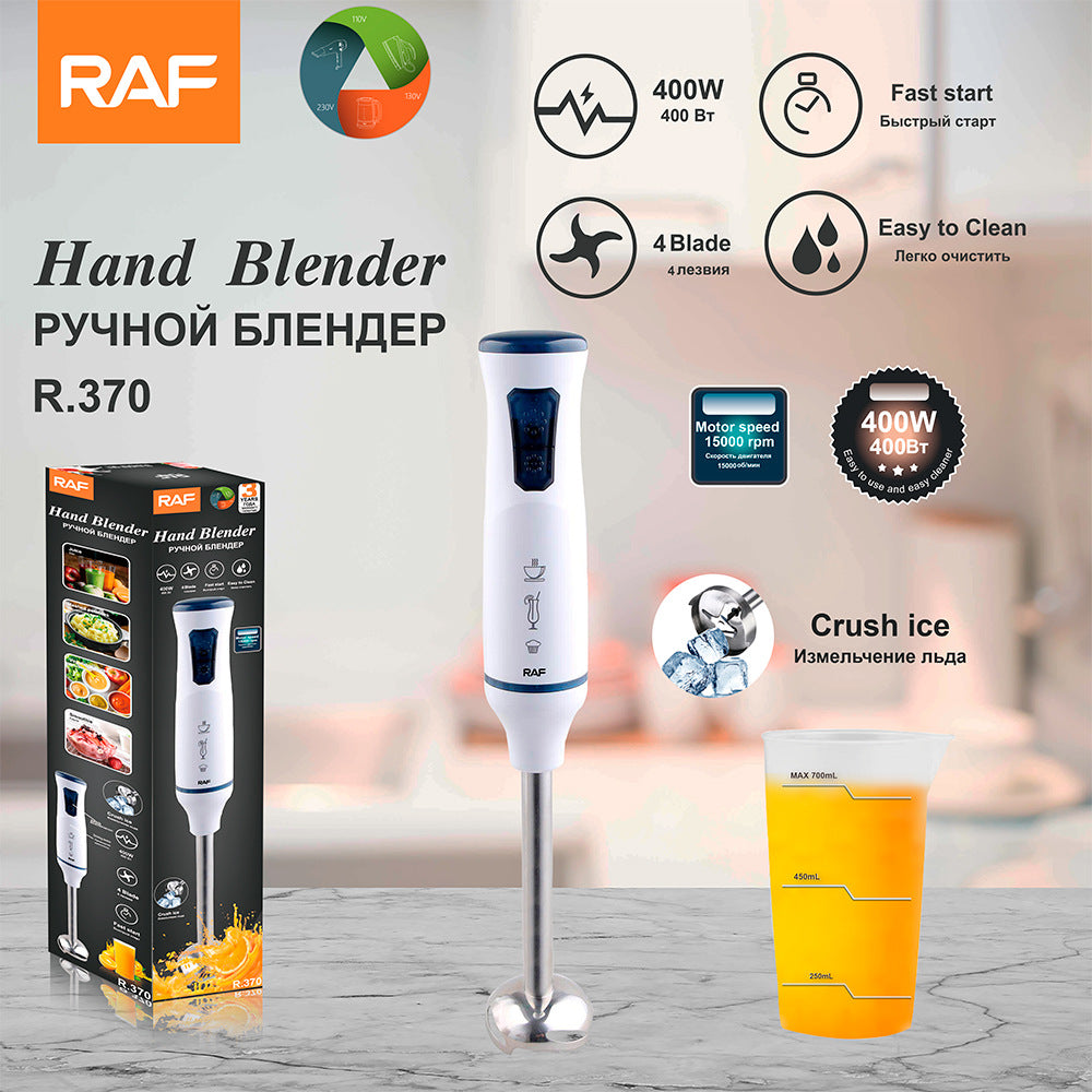 RAF European Standard Multi-Functional Electric Mixer Fruit Juicer Food Processor Kitchen Small Appliance Single Stick