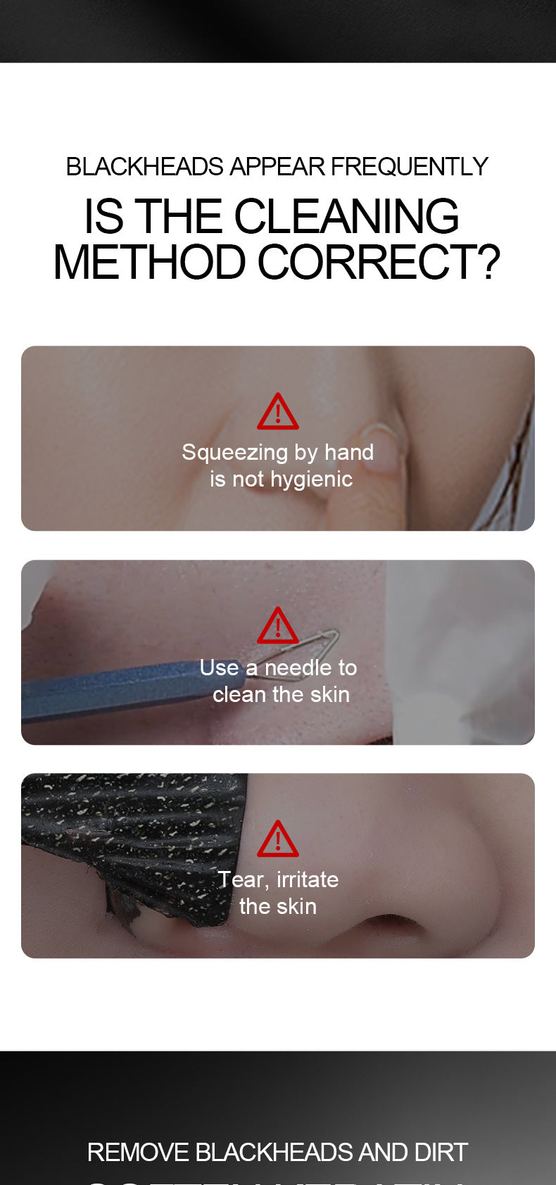 Full English Nose Strips Pack SADOER Bamboo Charcoal Blackhead Absorbing Nose Mask Patch T District Nursing  Foreign Trade Wholesale