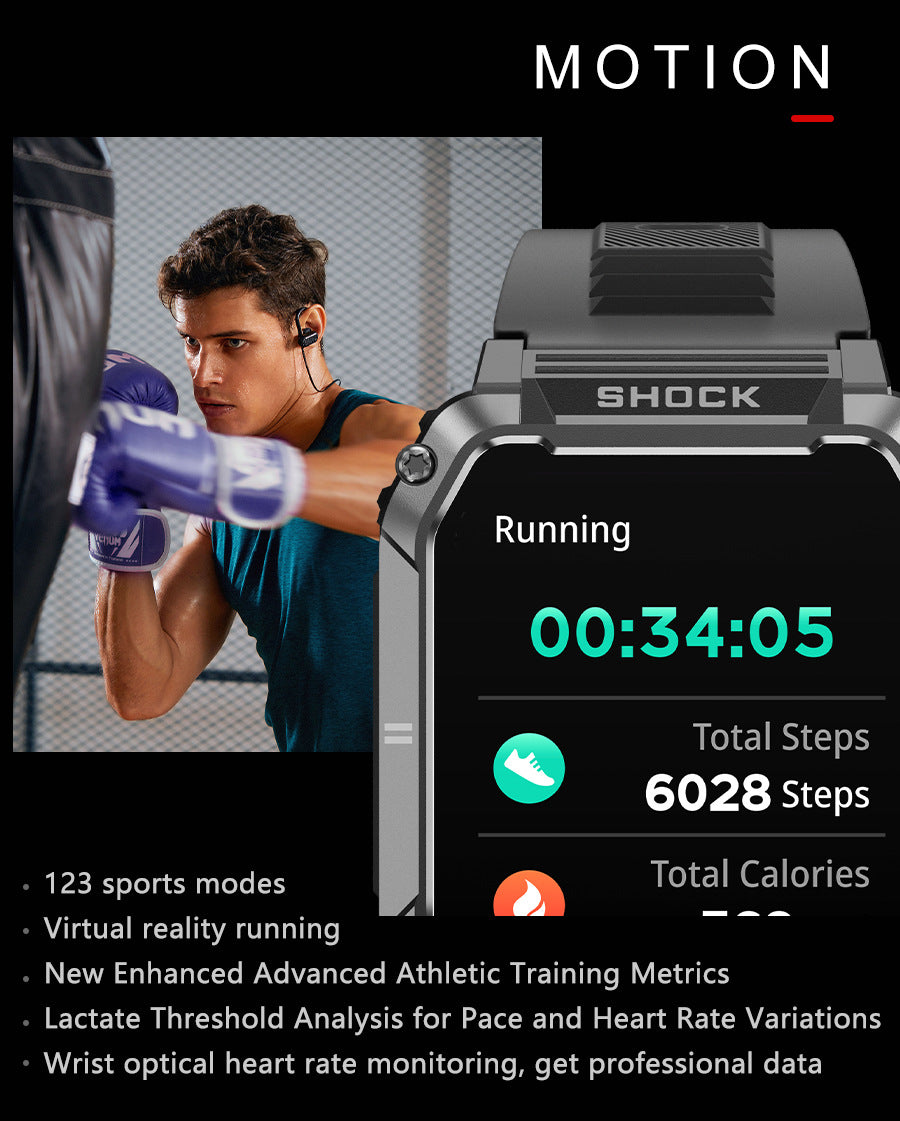 T3Smart Watch Bluetooth Call True Heart Rate Step Sleep Monitoring IP68Deep Waterproof Sports Tri-Proof