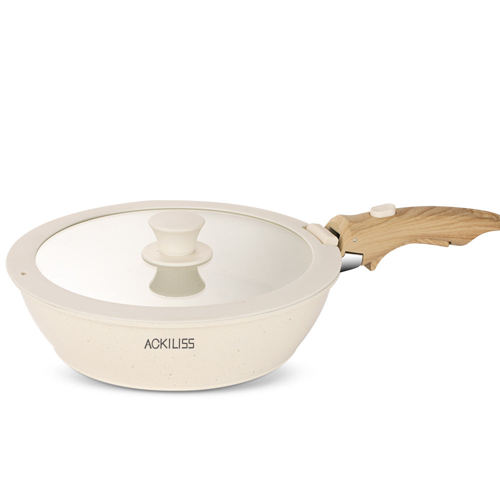 ACL  Household Detachable Set Pot Non-Stick Pot Nine-Piece Frying Pan Soup Pot Frying Pan Induction Cooker Gas Universal