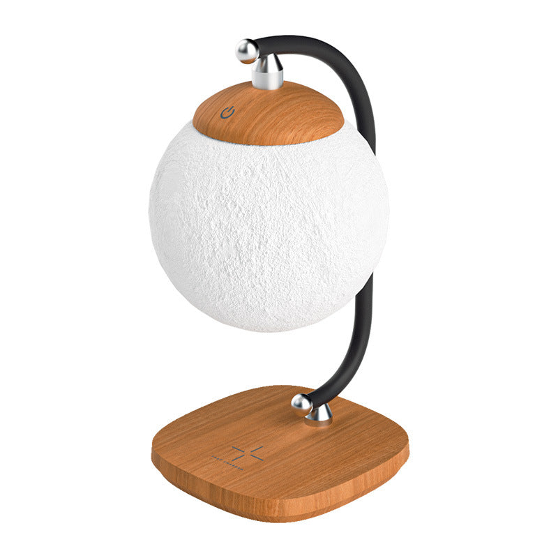 15w Wireless Charging Study Table Lamp Bedroom Bedside Sleep Eye Protection Night Light Outdoor Camping Atmosphere Light