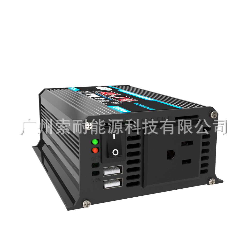 Tang Dynasty Second Generation Car Inverter300W 12V Turn110V 220V Voltage Display Export inverter