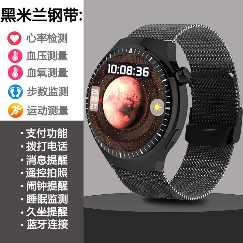 hr28Smart Watch Non-Invasive Blood Sugar Uric Acid Automatic Blood Pressure Detection Healthy Sleep Monitoring Smart Watch Wholesale