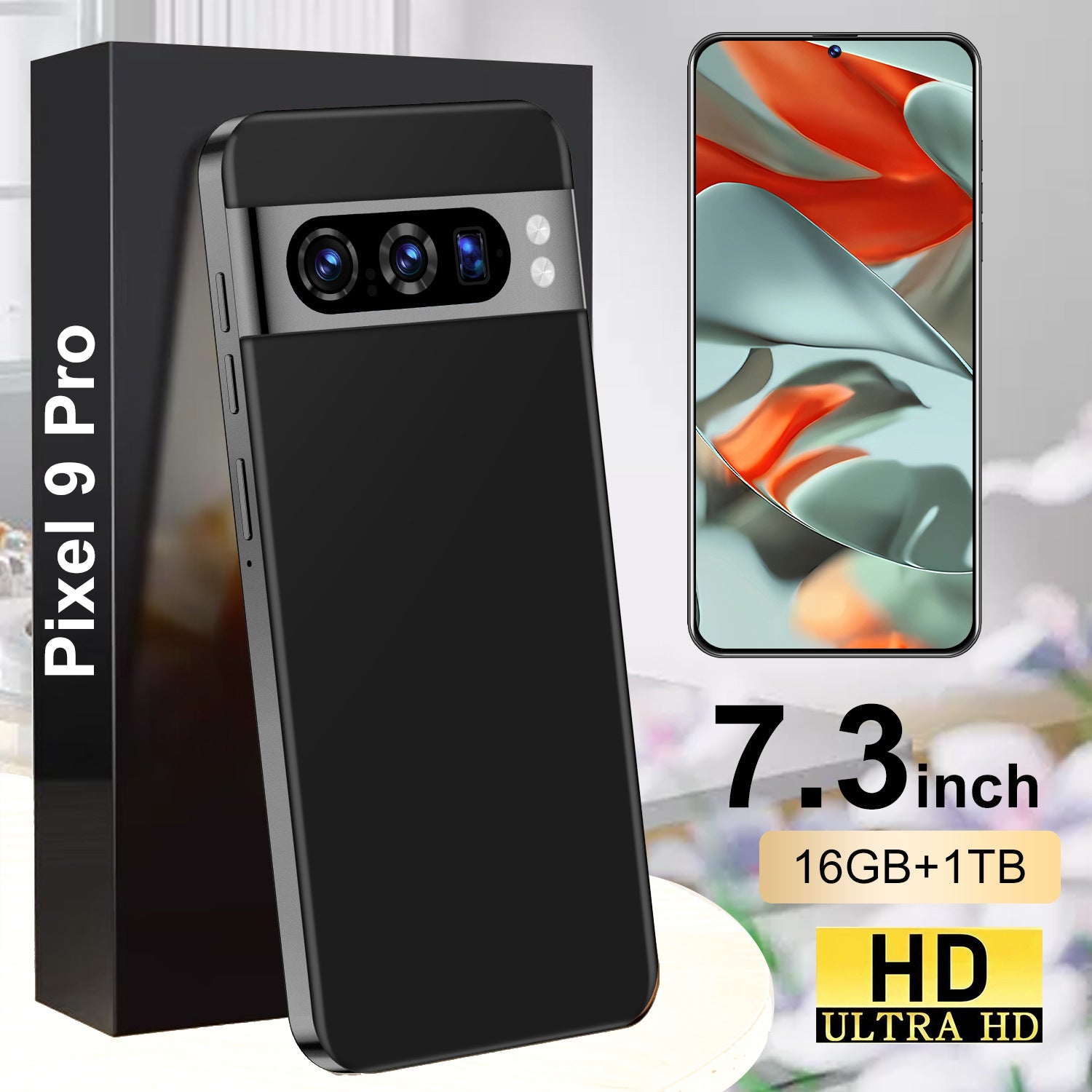 Hot-Selling Smartphones Pixel9 Pro Factory in stock7.3Inch16G+1T All-in-One Machine