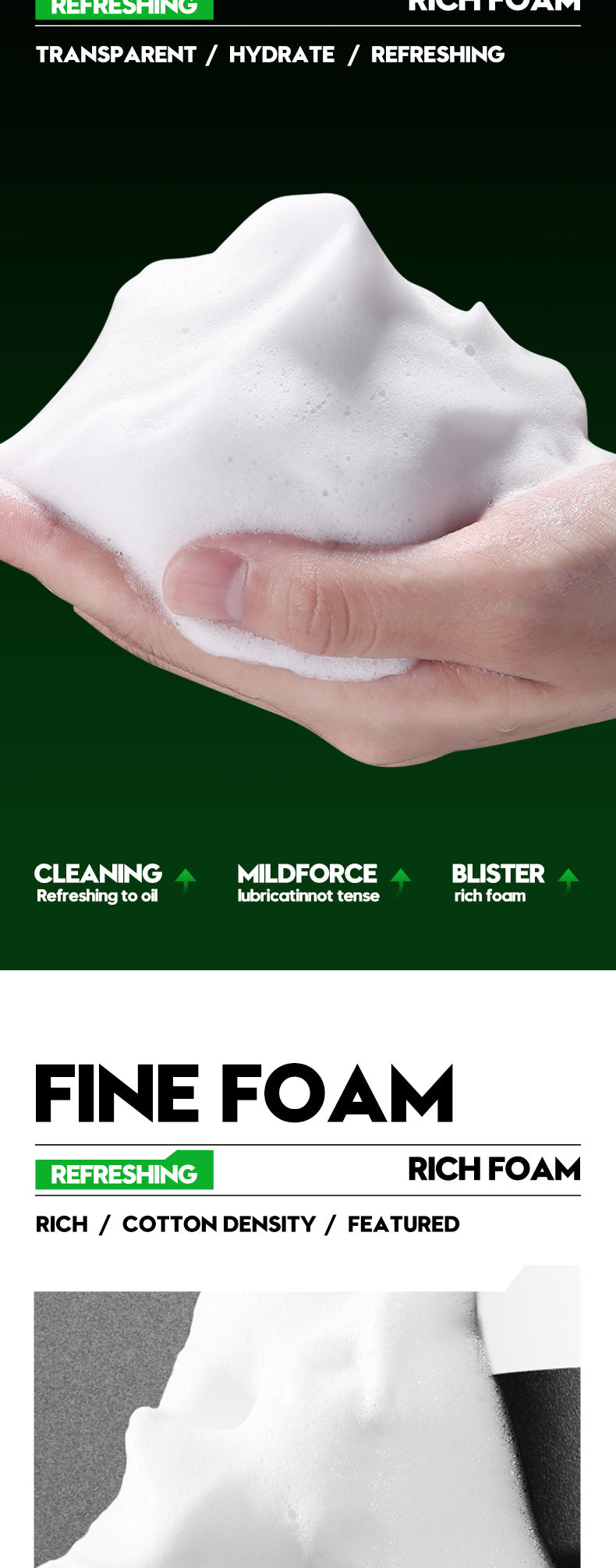 Full English Men's Facial Cleanser100g Cool and Refreshing Men's Cleansing Face Wash for  Wholesale