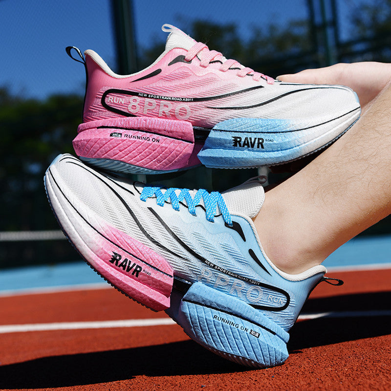 Red Rabbit8pro Carbon Plate Running Shoes Autumn Mesh Ultra-light Breathable Sports Shoes Men and Women Couples All-match Casual Running Shoes