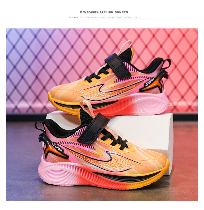 2025New Children's Shoes for Older Kids, Student Training Running Shoes, Lightweight Breathable Trendy Shoes for Boys, Girls' Youth Sports Shoes