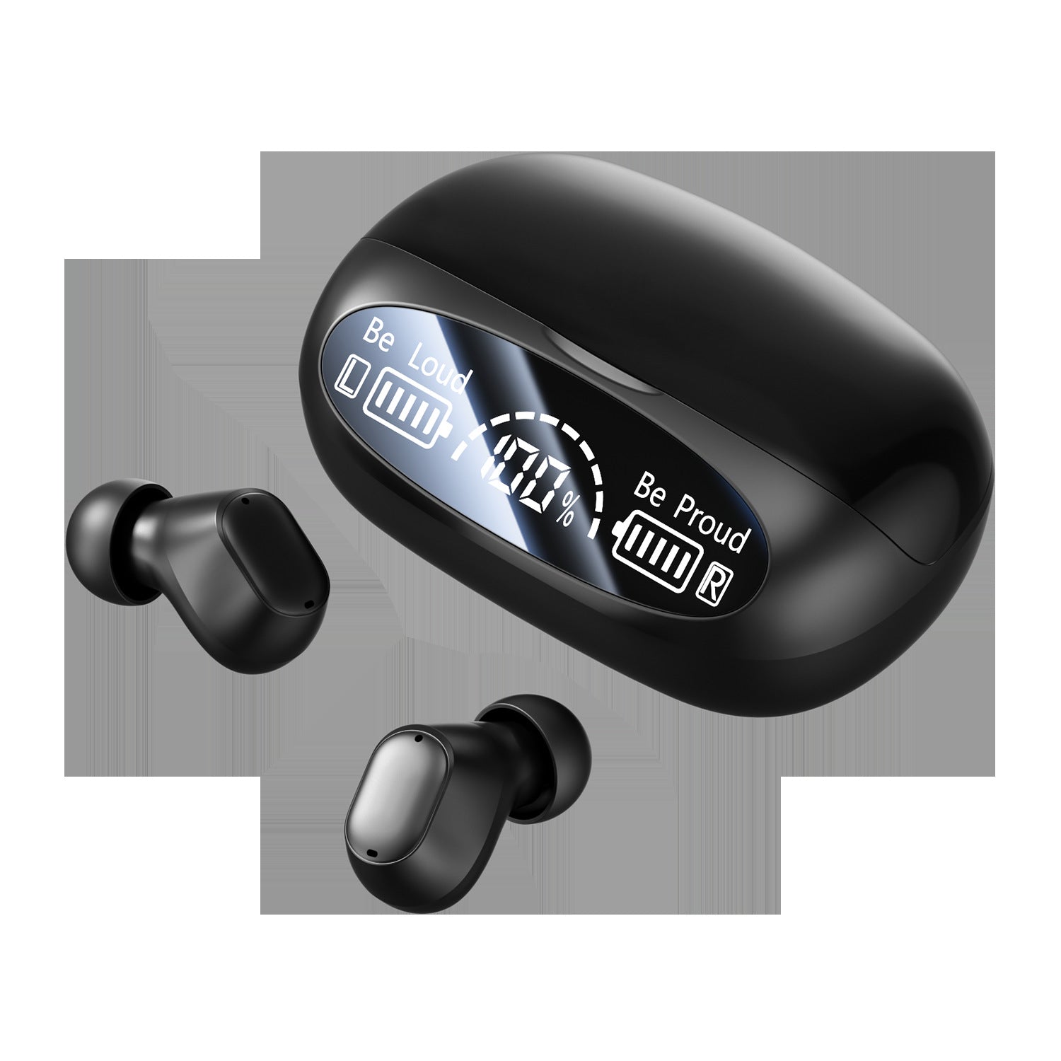 New M151Digital Display Headphones Ultra-Long Battery Life Mini In-Ear Comfortable Long-Wear Private Model Wireless Bluetooth Earphones