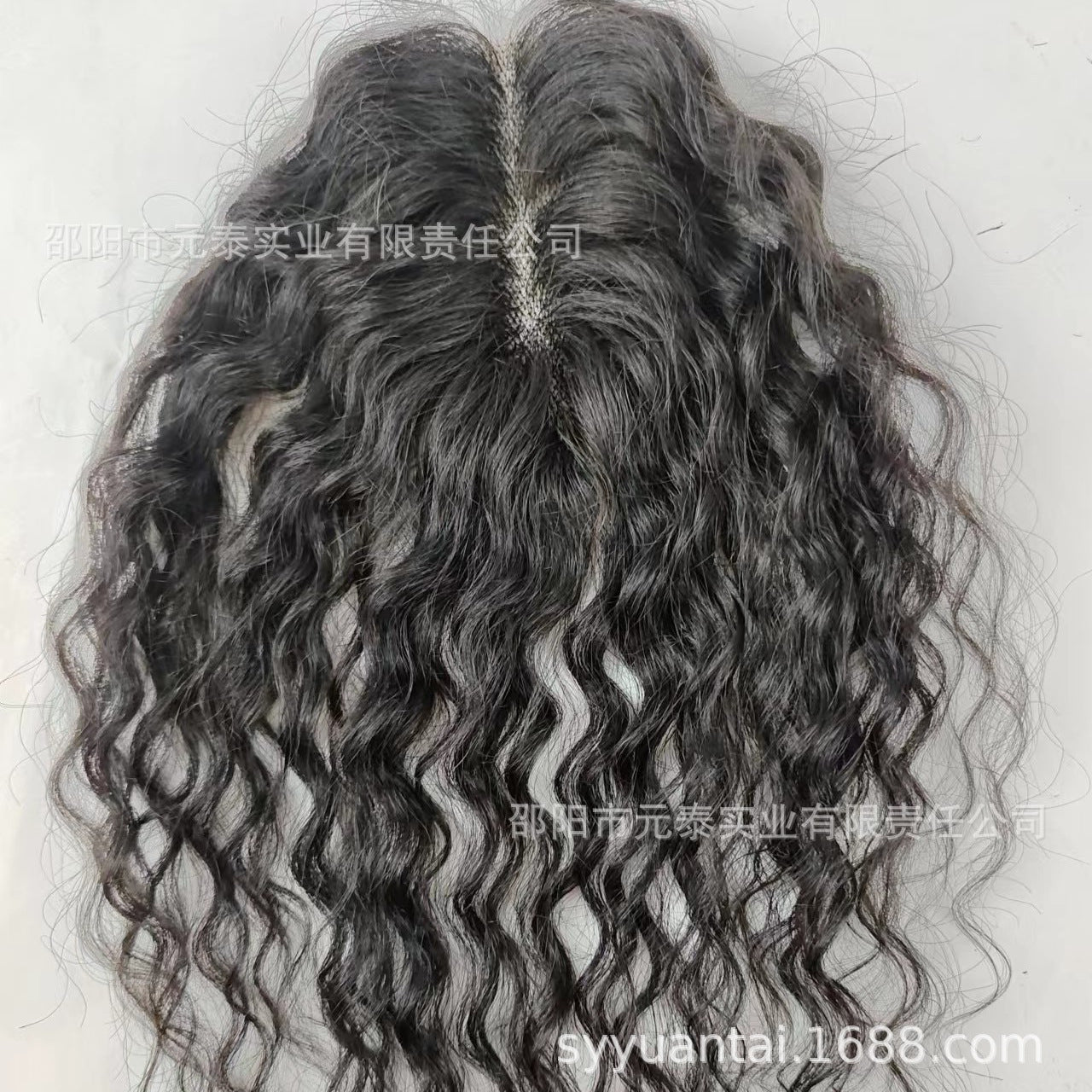Hair Extensions for Women, Real Hair Swiss Net Full Hand-Woven Curly Hair Top Hairpiece, Increase Hair Volume, Natural and Fluffy, In Stock