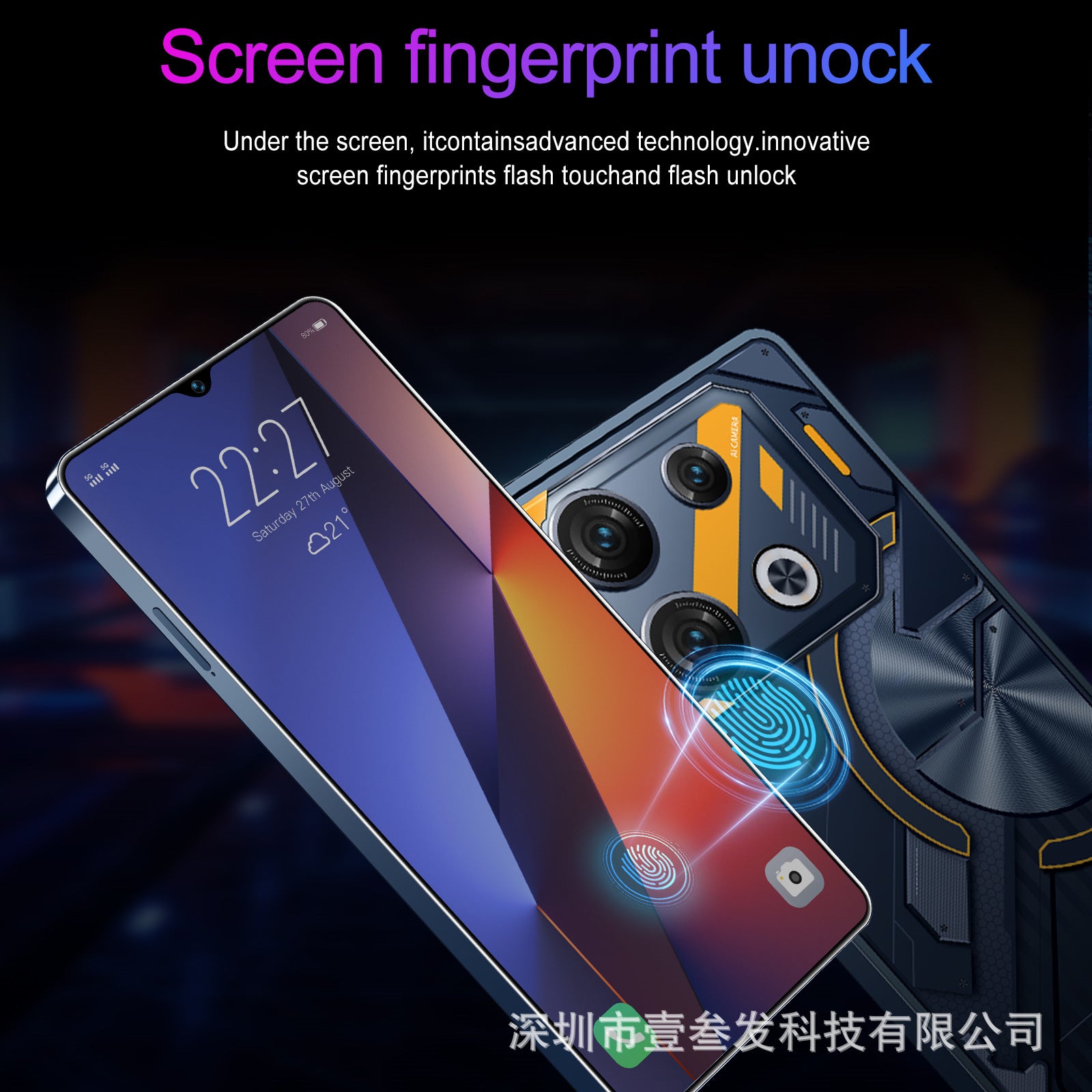 GT10pro Popular1+16G 7.0Inch All-in-One Perforated True3G New Smartphone