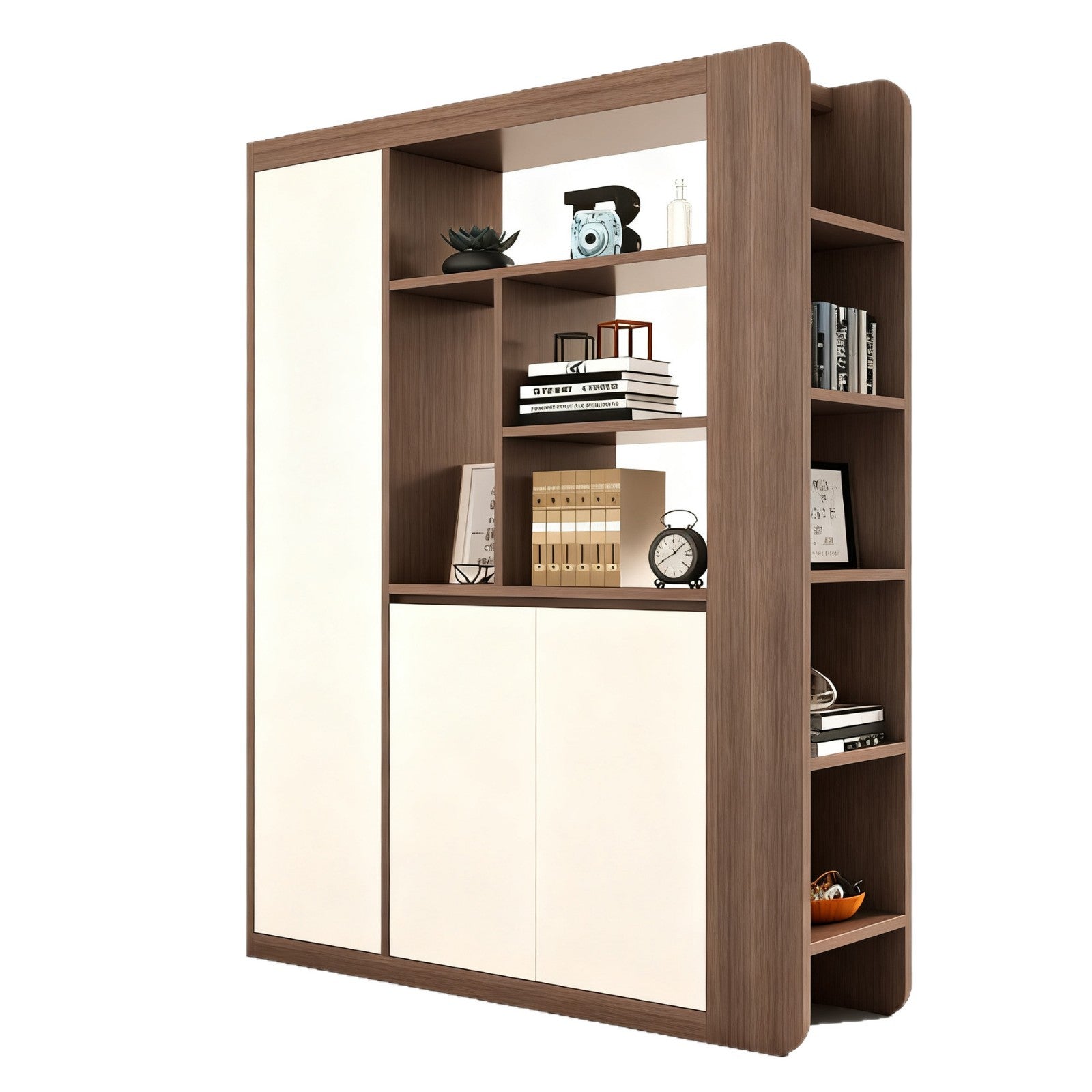 Custom Whole House Honeycomb Aluminum Alloy Entryway Shoe Cabinet Integrated Home Entrance Living Room Double-Sided Screen Storage Cabinet