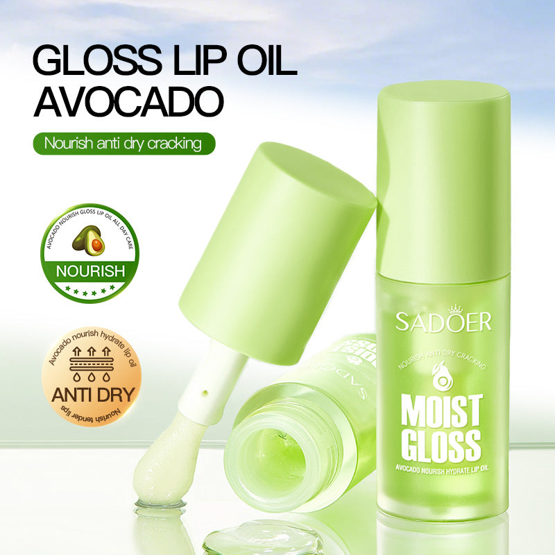 Cross-border Fruit Lip Oil4.5g Avocado Nourishing and Hydrating Autumn and Winter Moisturizing Lip Balm Export Manufacturer Wholesale