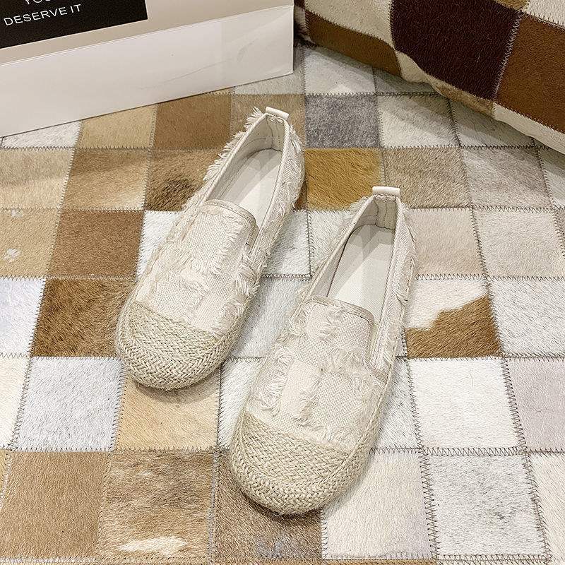 Women's Slip-On Fisherman Shoes2025Spring and Autumn New Style Flat Shallow Mouth Single Shoes Spring Fashion Versatile Non-Slip Maternity Shoes