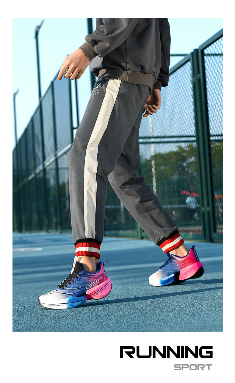 Red Rabbit8pro Carbon Plate Spring and Autumn Running Shoes for Big Kids, Racing Shock Absorption Sports Shoes for Men and Women, Couple's Versatile Casual Running Shoes