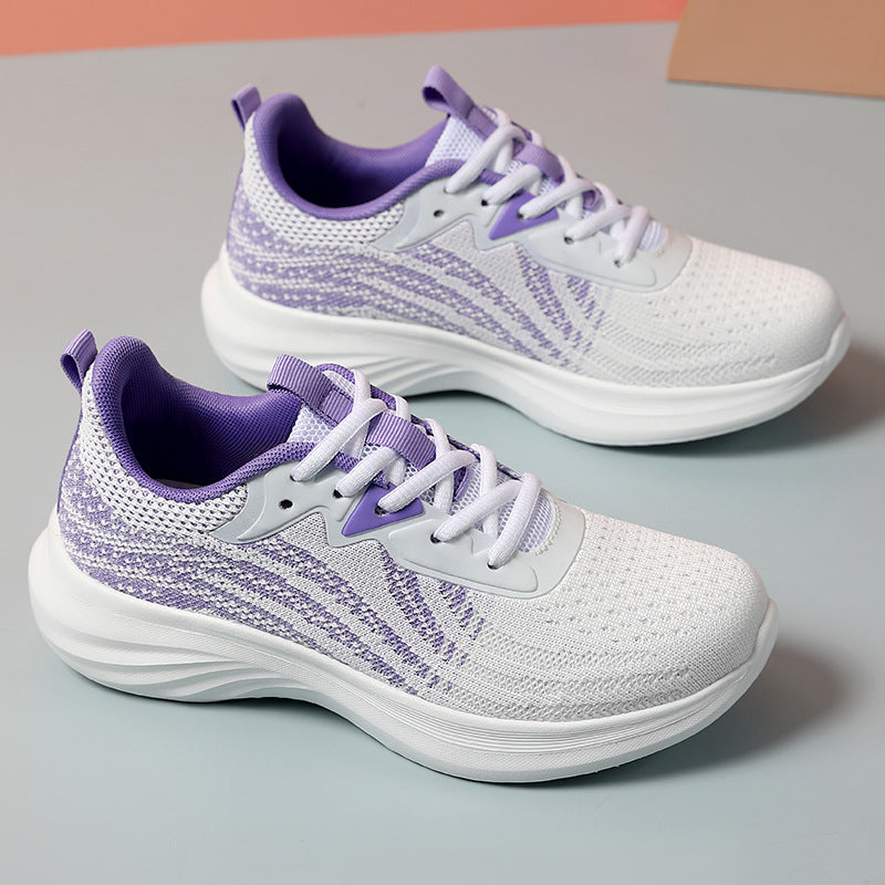 Plus Size Women's Shoes Mesh Breathable Sports Shoes Casual Shoes Lightweight Student Running Shoes Soft Sole Travel Shoes