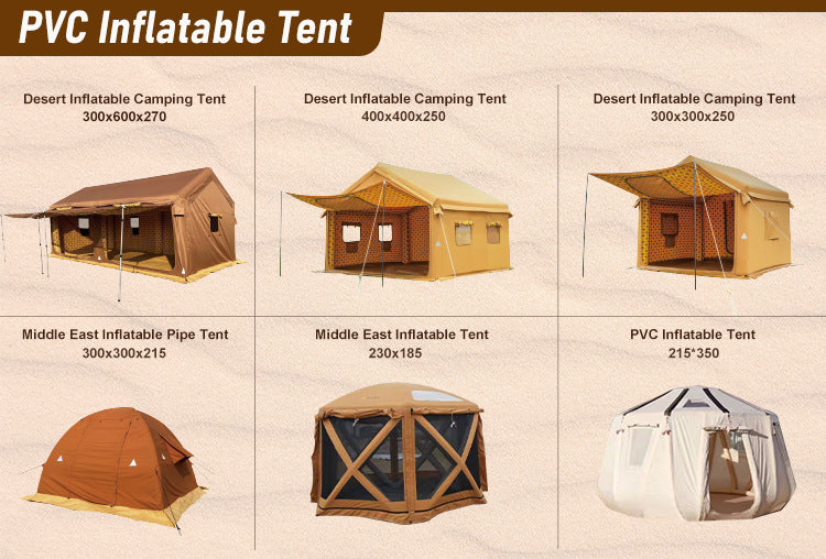 Middle East Inflatable Tent Outdoor Portable Mobile Toilet Tent Rainproof Dustproof Arabian Camping Tent