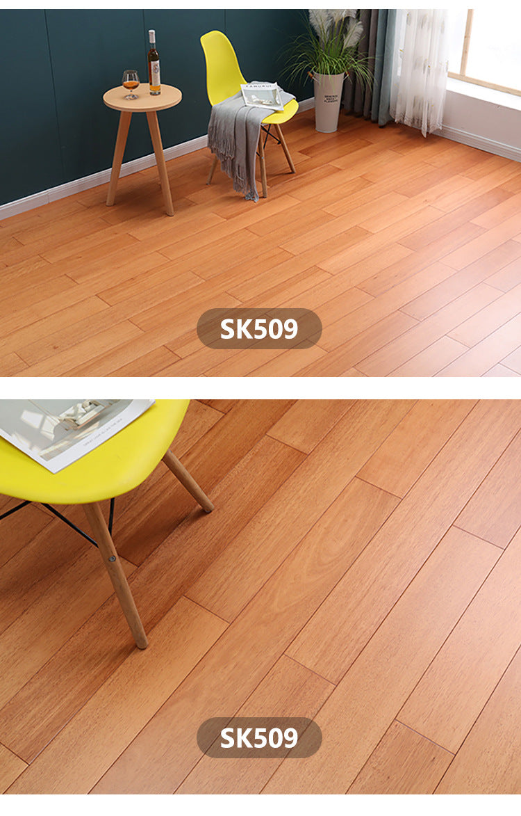 Pure Solid Wood Flooring Raw Wood Factory Direct Sale Longan Wood Floor Heating Light Luxury Home Decoration Bedroom Eco-friendly