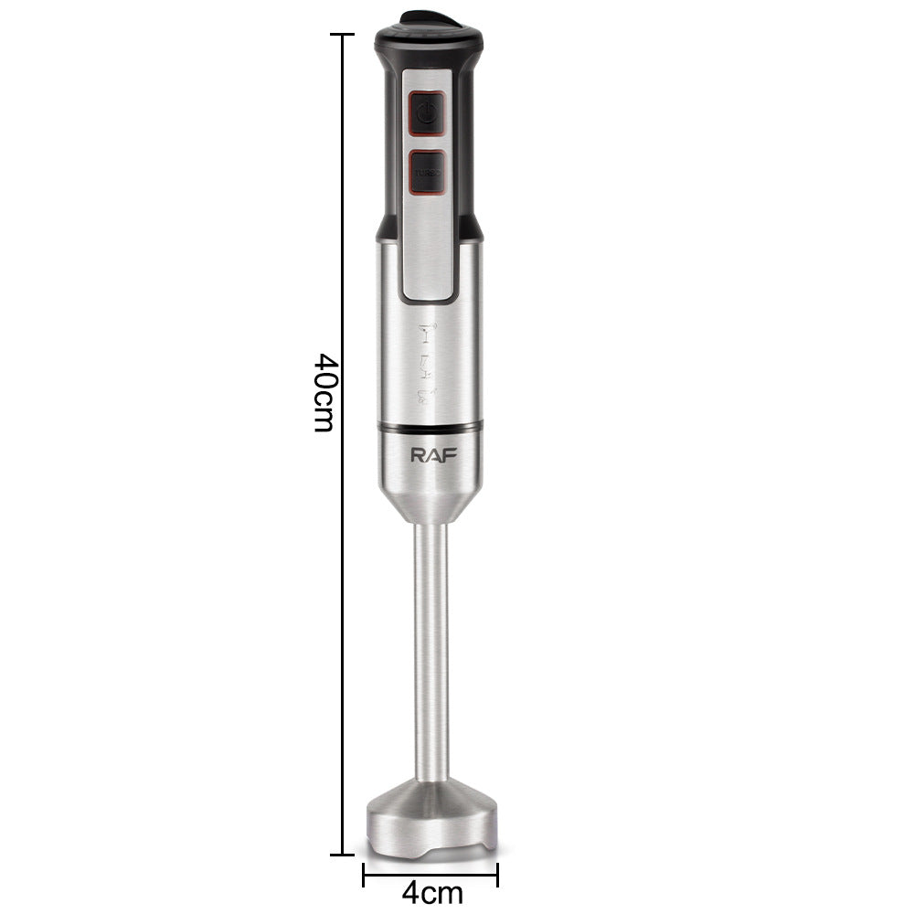 RAF EU Standard Portable Household Food Blender Handheld Electric Stainless Steel Cooking Stick Mixer357