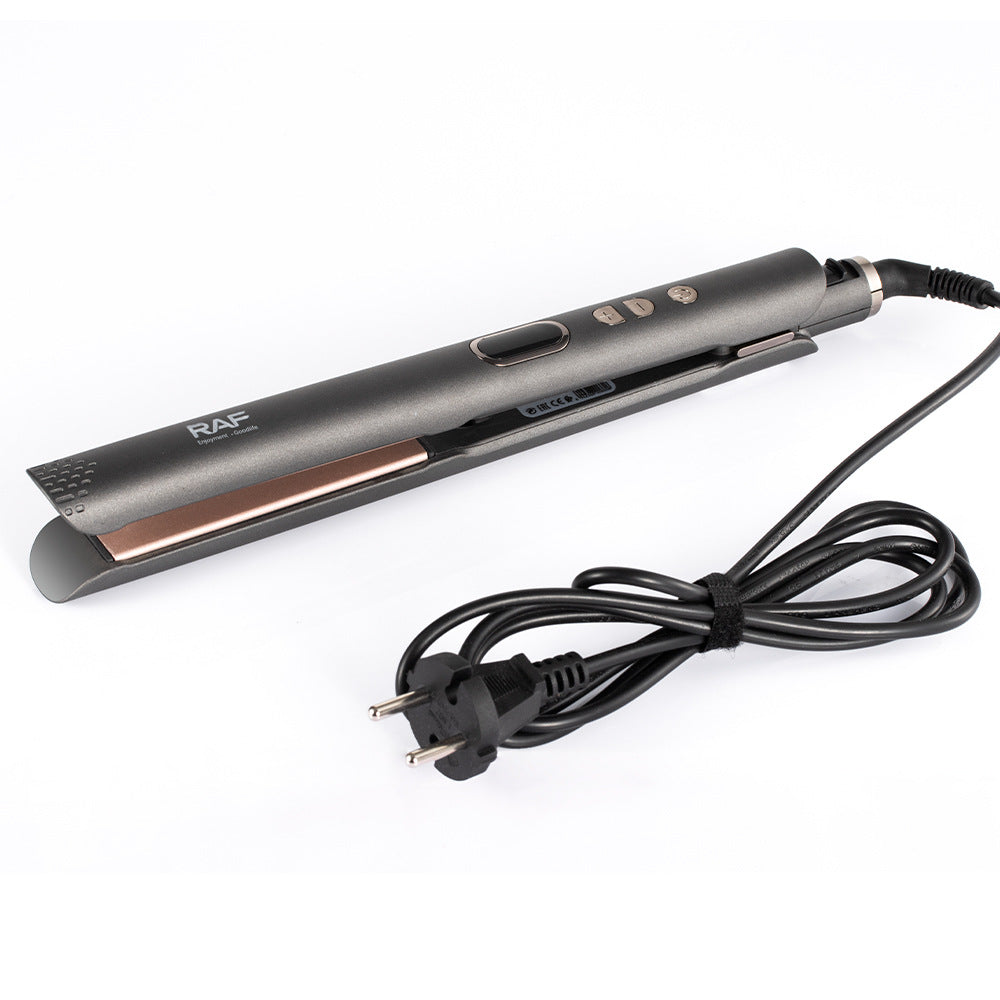 RAF EU Standard Hair Straightener Negative Ion Hair Straightener Root Straightening Iron Hair Straightening Curling Iron Home Use Volumizing