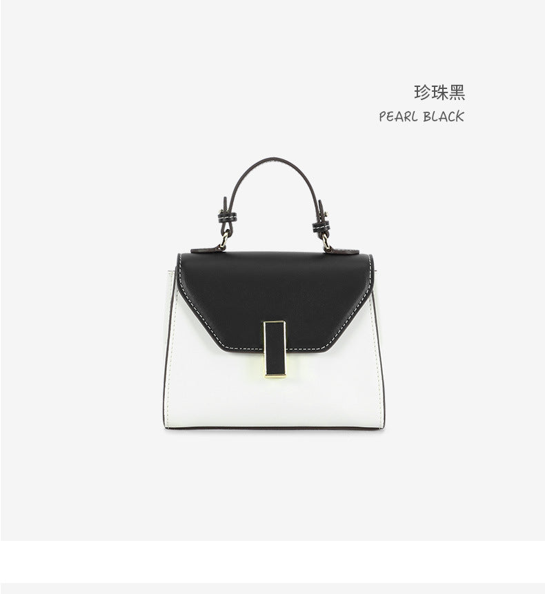 2024New Kelly Bag Yao Chen Same Style Single Shoulder Crossbody Handbag Small Square Bag European and American Fashion Casual Women's Bag