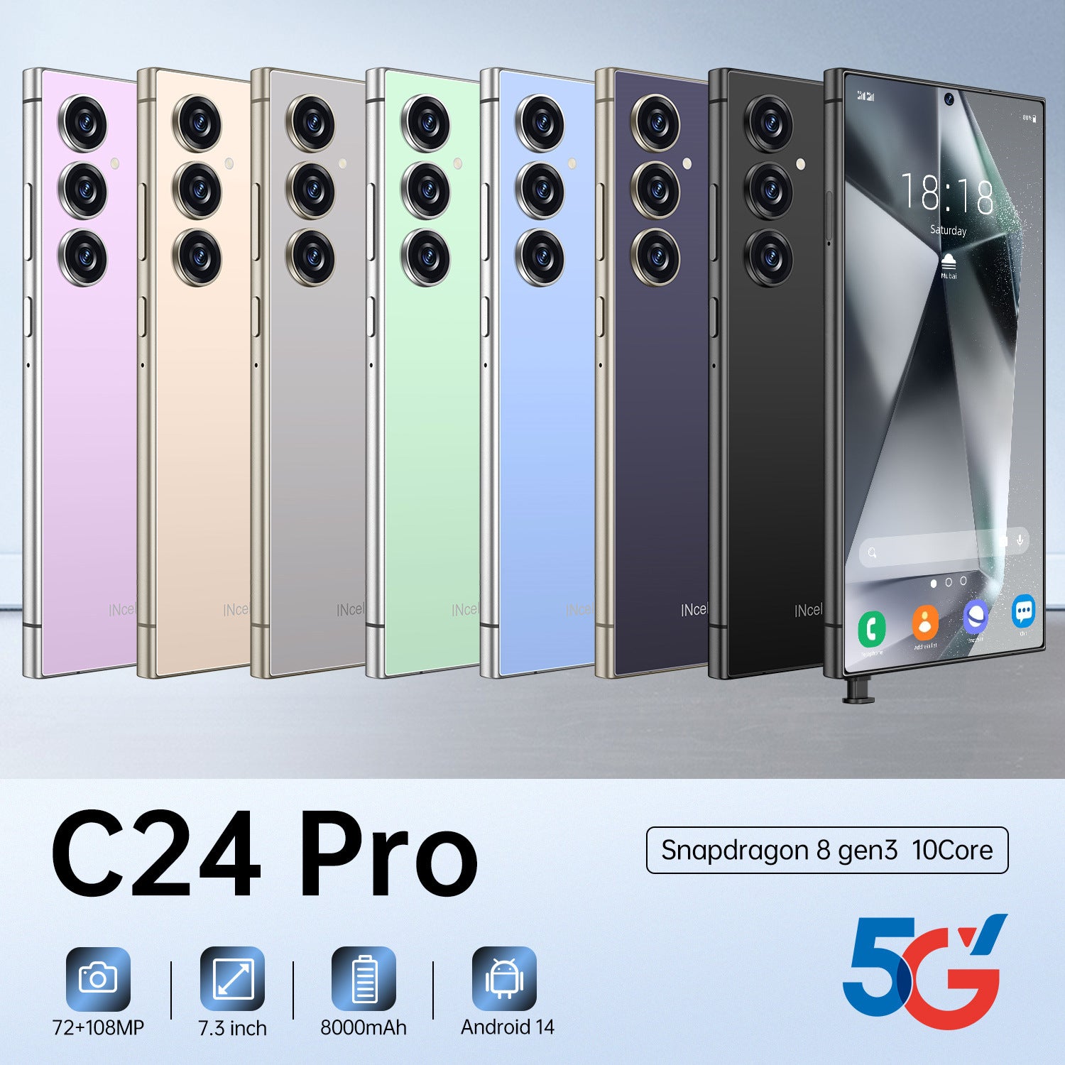 2025Exclusive Supply C24 Pro Large Screen Smartphone16+1T Android Phone Source Factory(Popular)