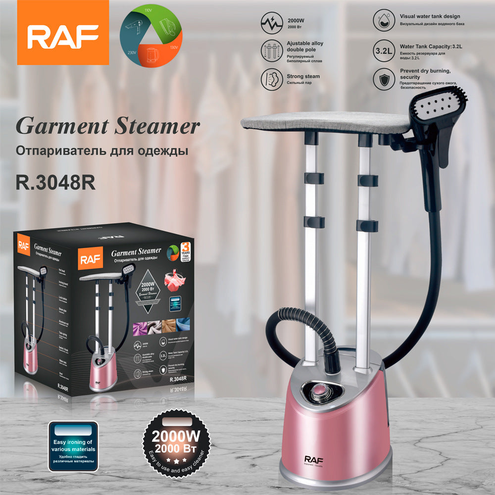 RAF European Standard Household Garment Steamer Vertical Ironing Machine Steam Handheld Mini Hanging Iron R.3048