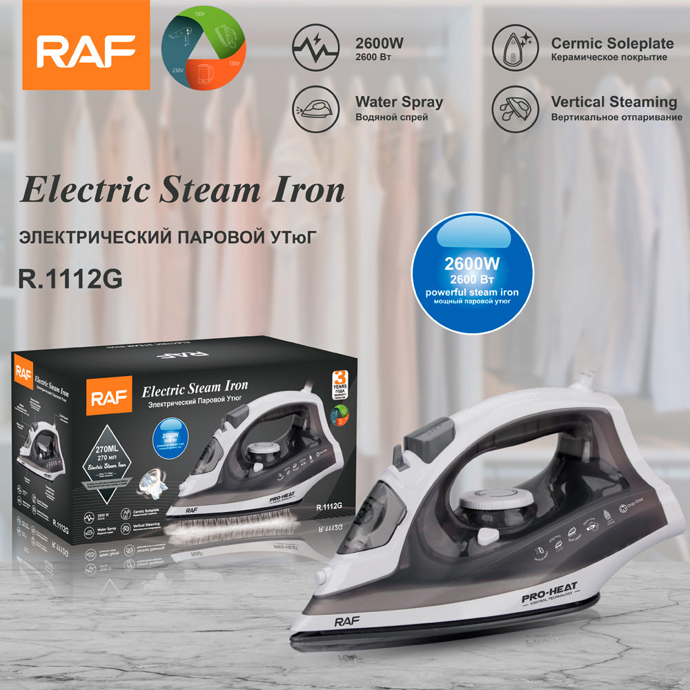 RAF EU Standard Handheld Electric Iron Household Small Portable Steam Iron Handheld Ironing Machine