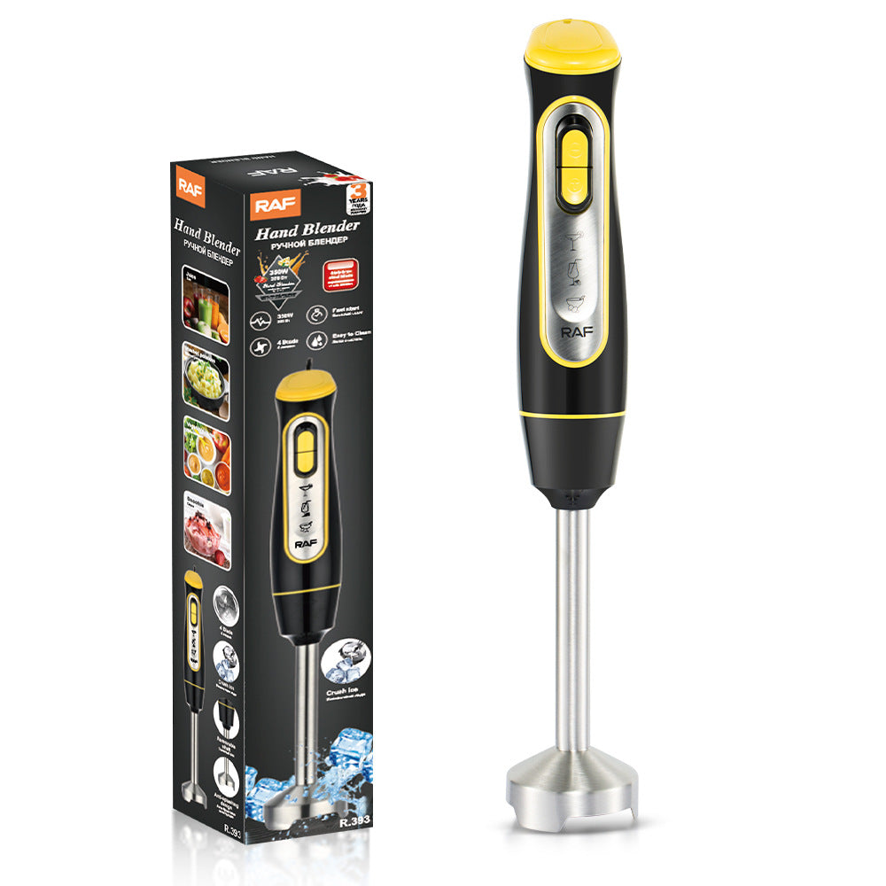 RAF EU Standard Portable Household Food Blender Handheld Electric Stainless Steel Cooking Stick Mixer393