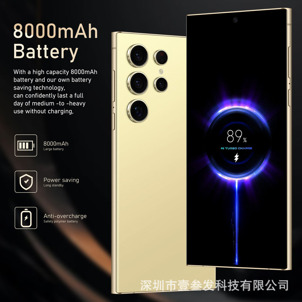 S24 Ultra Popular4+64G 6.8Inch Full HD Screen5G All-in-One New Smartphone