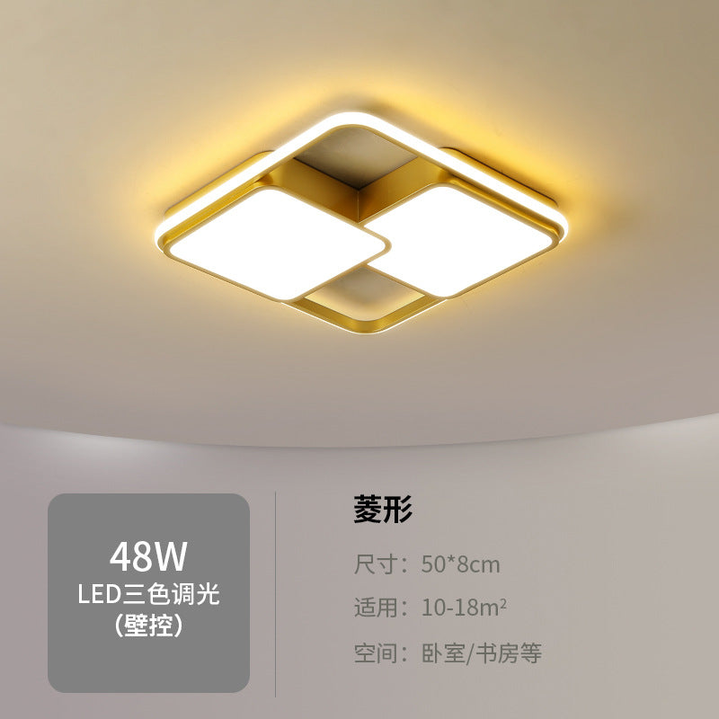 led Ceiling Lamp Master Bedroom Lamp Cozy Modern Minimalist Children's Room Lamp Creative Personality Room Lamp Ceiling Light Fixture