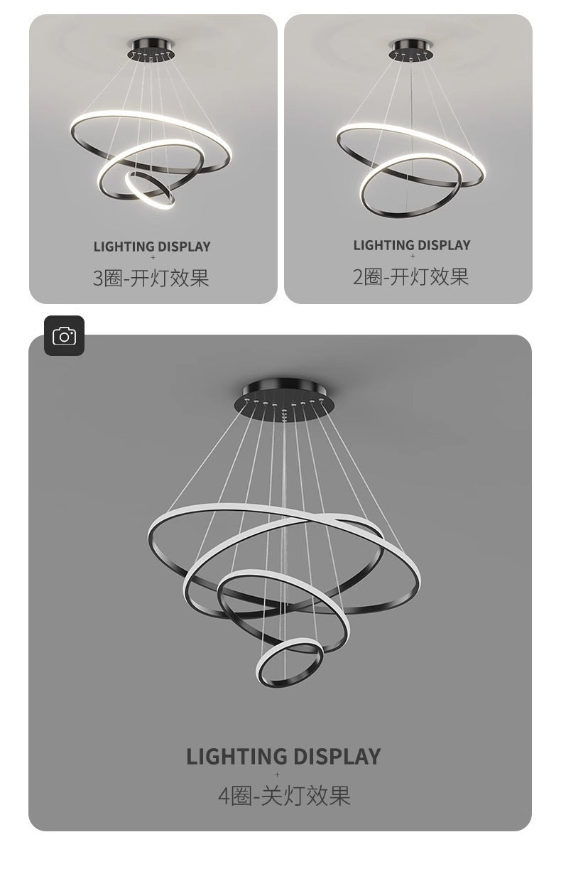 Nordic Atmosphere Modern Minimalist Dining Room Pendant Light Luxury Living Room Pendant Light Study Home Bedroom Dining Room led Chandelier