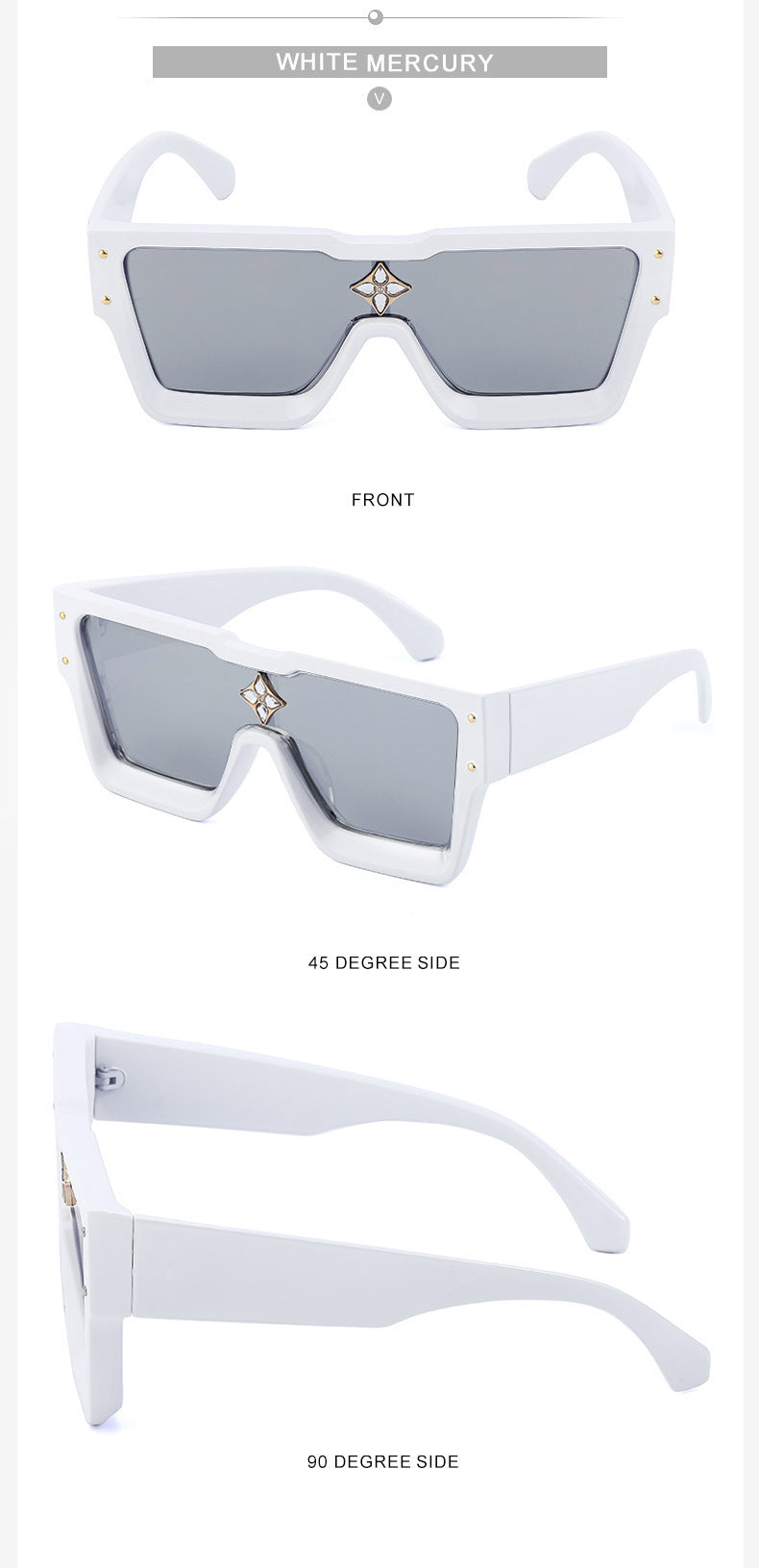 2025European and American 0k Rich Women Large Frame Sunglasses New One-piece Internet Celebrity Sunglasses for Women Trendy sunglasses