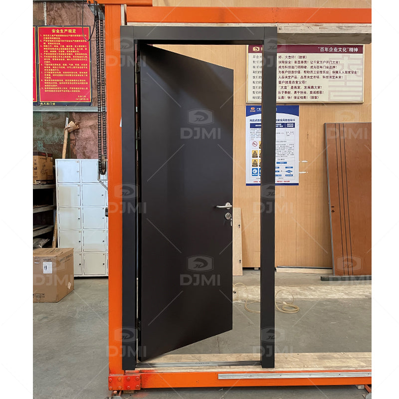 Certified Fire Rated Security Steel Door Building Exit Steel Door Fireproof Safety Steel Door for Hospital School Project