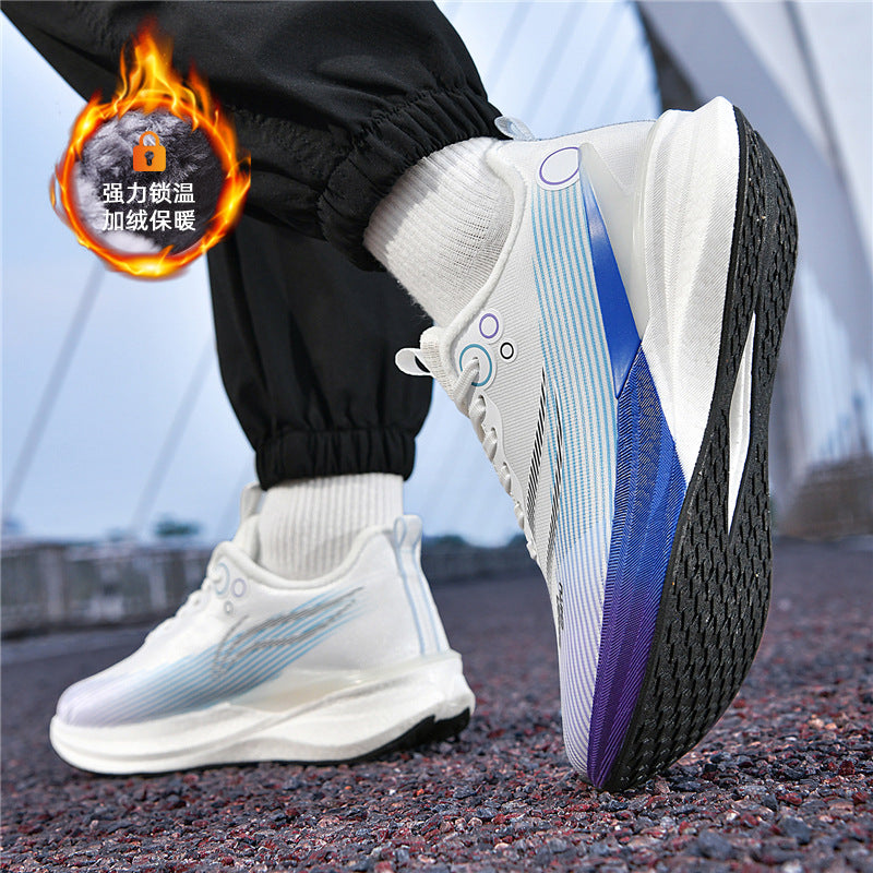 Red Rabbit8pro Running Shoes2025New style fleece-lined warm shock-absorbing sports shoes casual real carbon plate racing running shoes