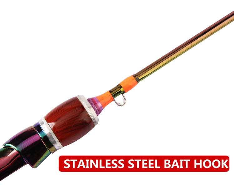 Lure rod UL Soft Tone1.68Rice1.8Rice 1.98Solid Carbon Fiber Rod Tip Gun Handle Straight Handle Horse Mouth Rod Set