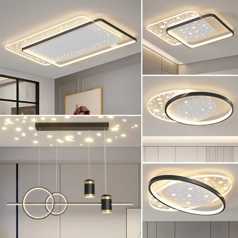 Living Room Light Full House Package Lighting Modern Minimalist Style Living Room Light Creative Bedroom Light Ceiling Light Zhongshan Lighting