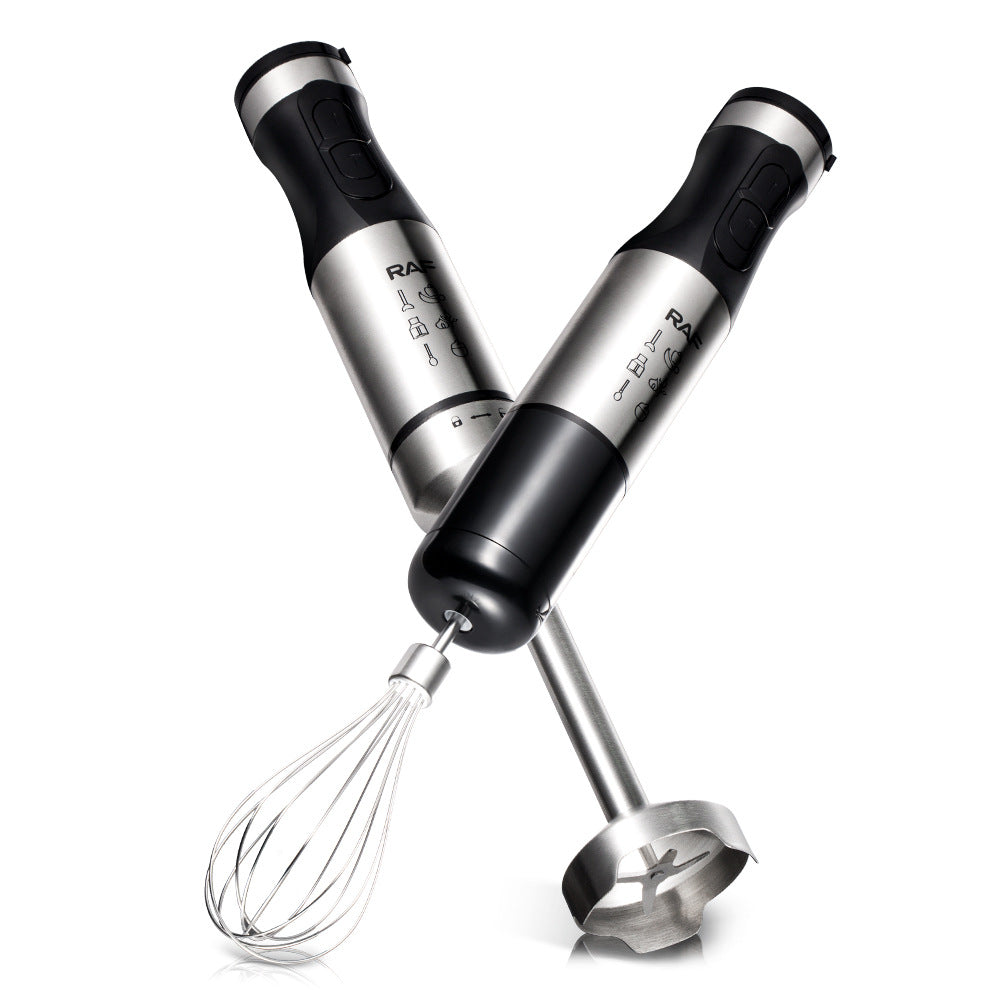 RAF European Standard Multi-Functional 4-in-1 Cooking Stick Baby Food Electric Stirring Stick Cooking Machine Juicing and Cutting Vegetables