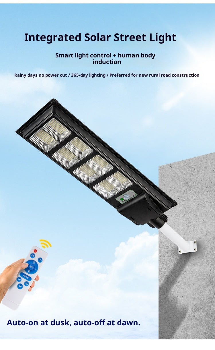 Solar Outdoor Garden & Road Lights IP65 Waterproof LED High Pole Mount with Aluminum Construction