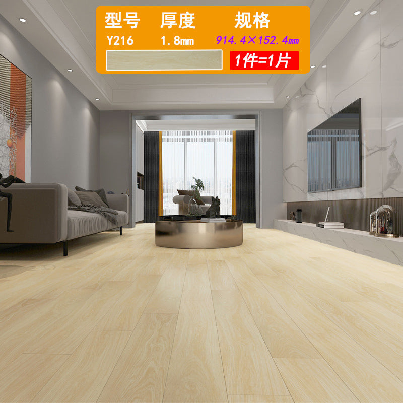 PVC Plastic Floor Stickers Self-Adhesive Wood Grain Cement Floor Stickers Special for Bedroom Waterproof Non-Slip Floor Renovation Chinese Style