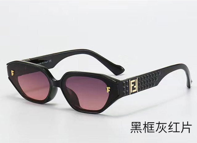 F New Style Square Frame Sunglasses for Women that Make Face Look Smaller ins Xiaohongshu Influencer Same Style Acetate Sunglasses FFM2150