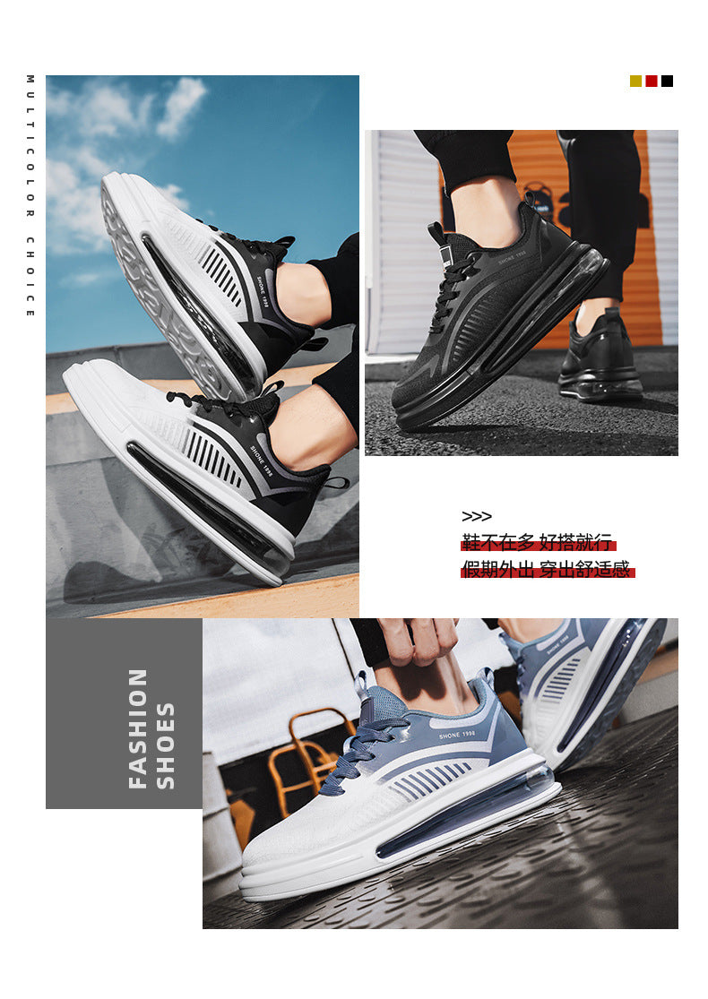 plus Size2025Spring New Comfortable Sports Shoes Casual Running Shoes Cushioned Lightweight Breathable Shock Absorption Trendy Shoes