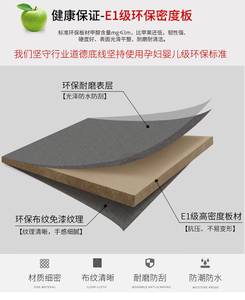 Custom Fabric Bed1.5Small Apartment Master Bedroom Soft Pack Technology Fabric Double Bed Simple Solid Wood Storage Bed Organizer