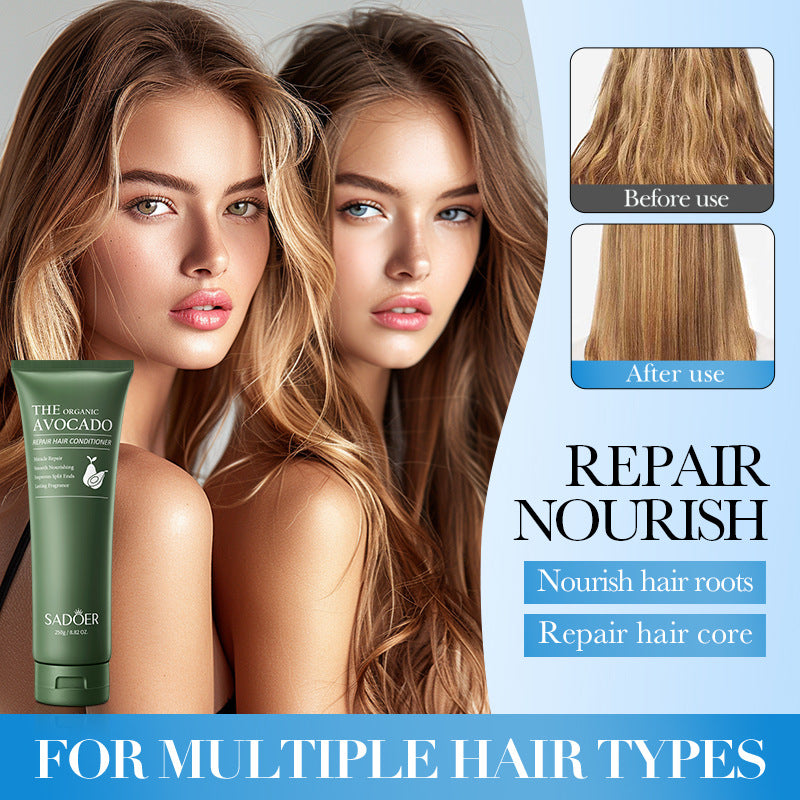 Avocado Smooth Conditioner250g SADOER Cross-border foreign trade wholesale of frizz improvement conditioner
