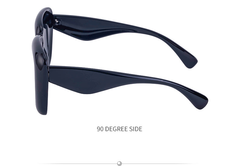 European and American Style Square Frame Sunglasses for Women Fashionable Quirky Sunglasses for Men Wholesale